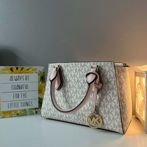 Michale Kors Marilyn Medium Logo Satchel Bag